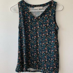 Floral Shell Top